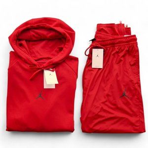 Air Jordan Men's 3XL Tracksuit Dri-fit Matching Outfit Set Gym Red Lightweight